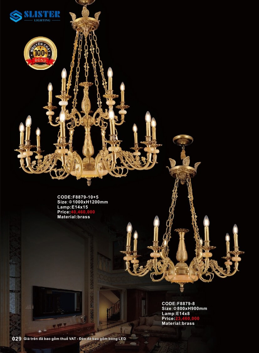 Catalogue đèn trang trí Slister Lighting