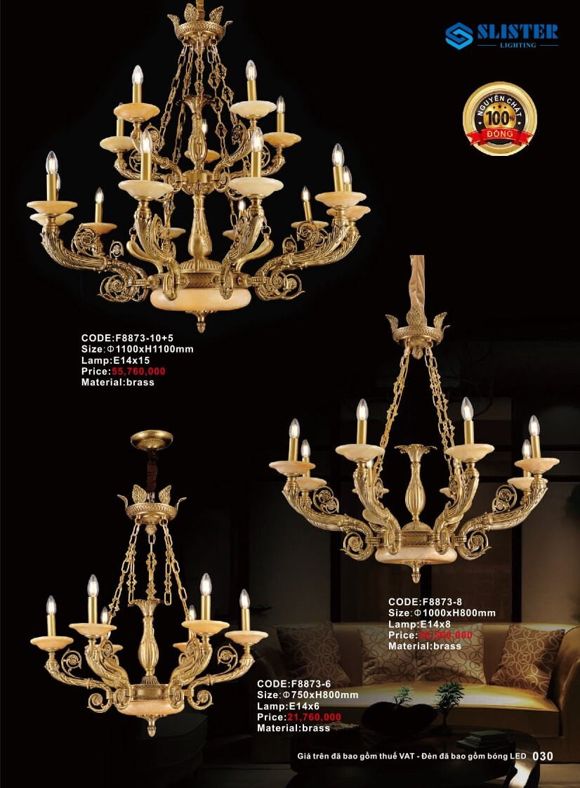 Catalogue đèn trang trí Slister Lighting