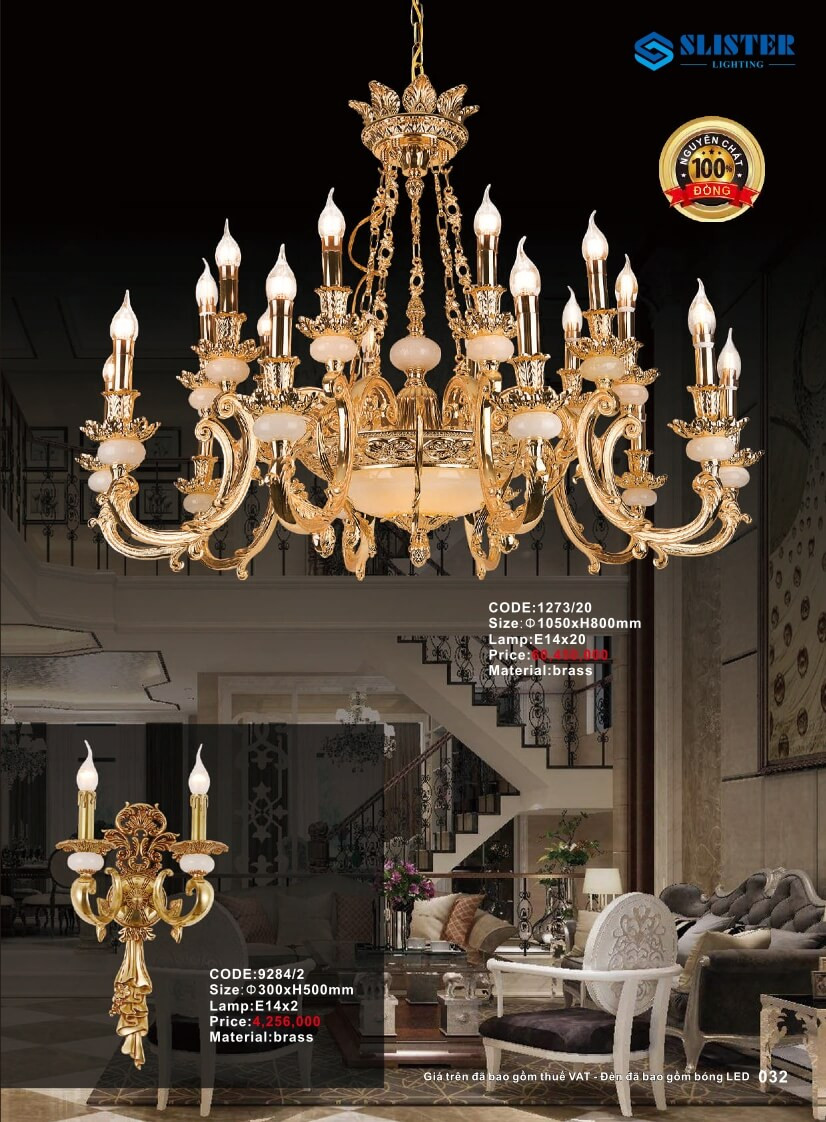 Catalogue đèn trang trí Slister Lighting