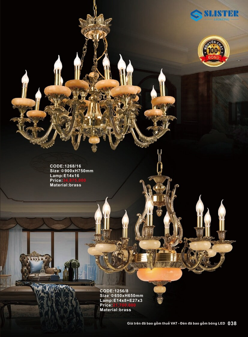 Catalogue đèn trang trí Slister Lighting