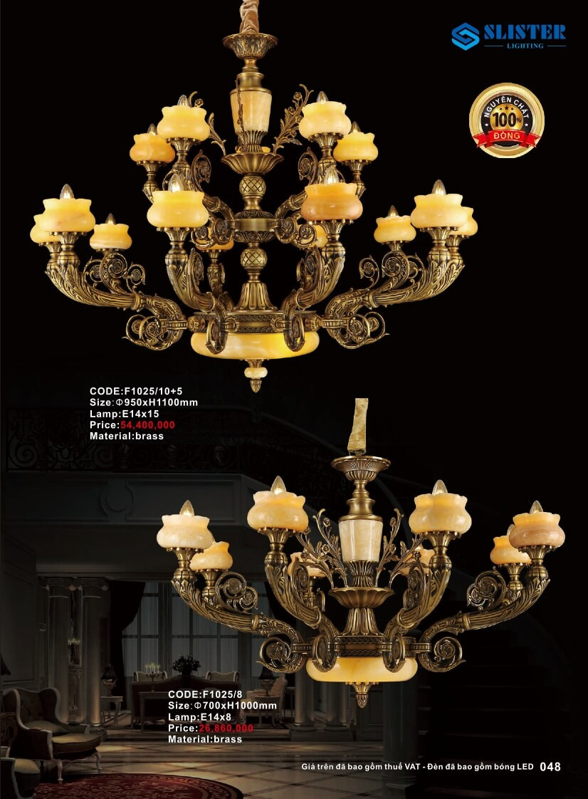 Catalogue đèn trang trí Slister Lighting