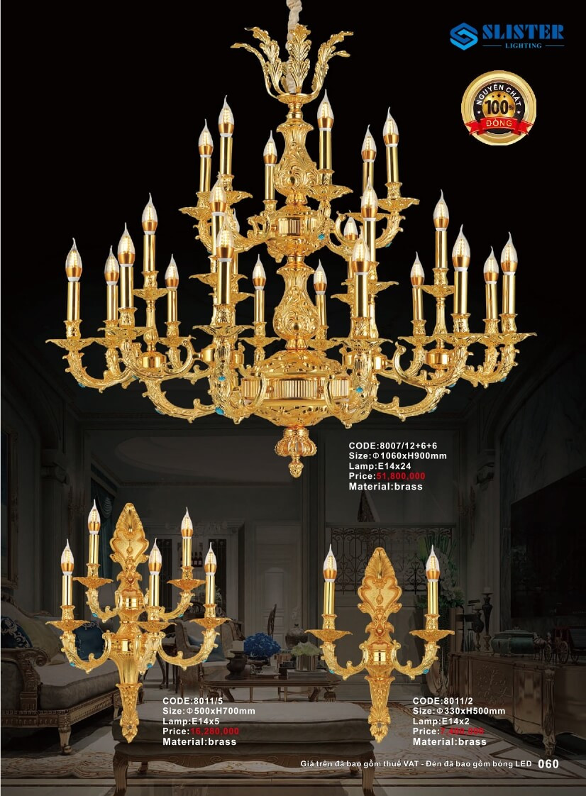 Catalogue đèn trang trí Slister Lighting