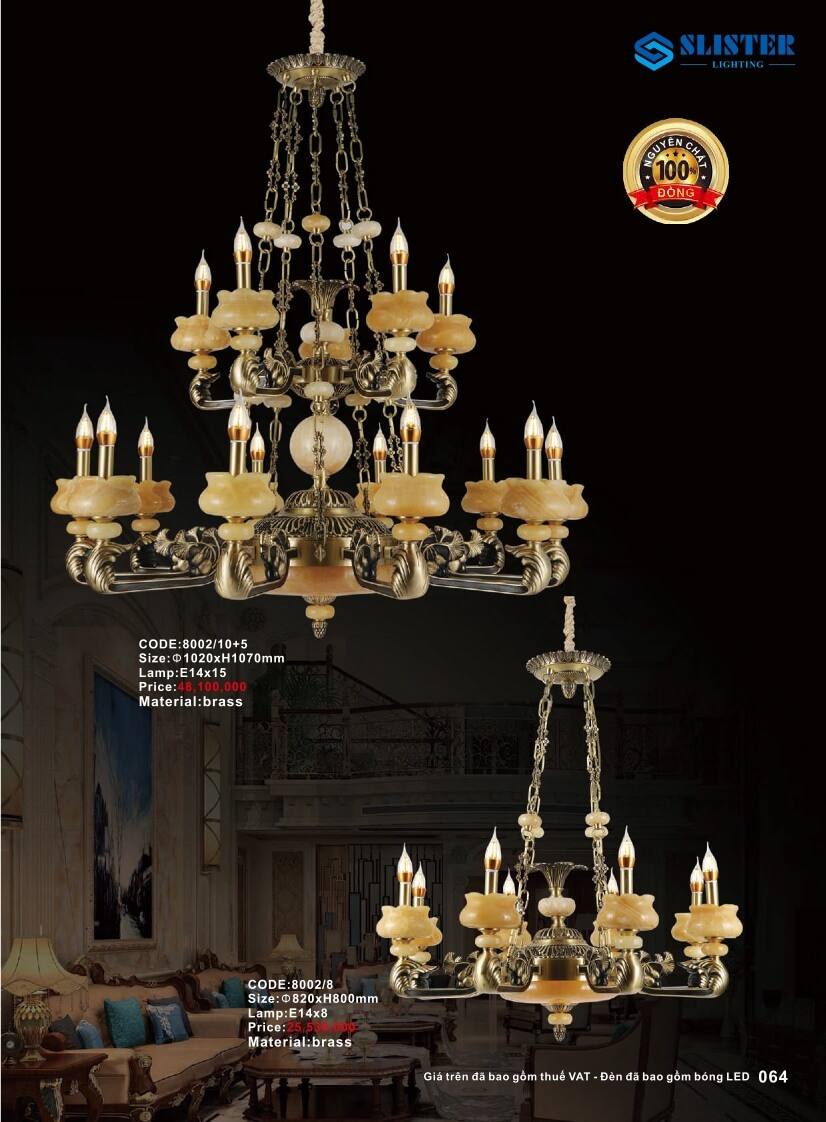 Catalogue đèn trang trí Slister Lighting