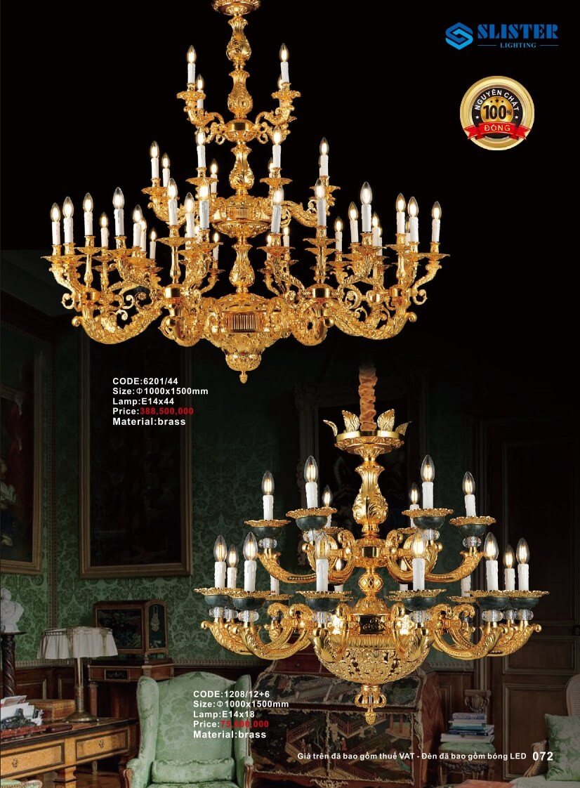 Catalogue đèn trang trí Slister Lighting