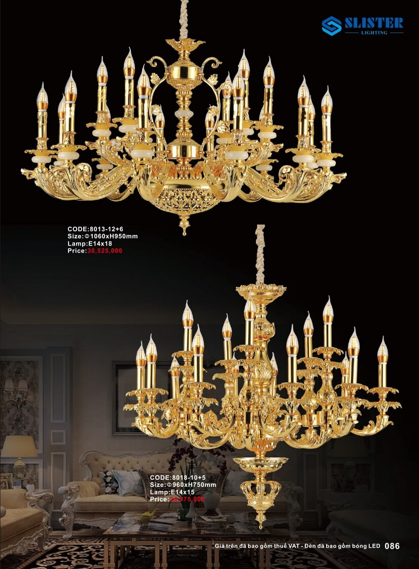 Catalogue đèn trang trí Slister Lighting