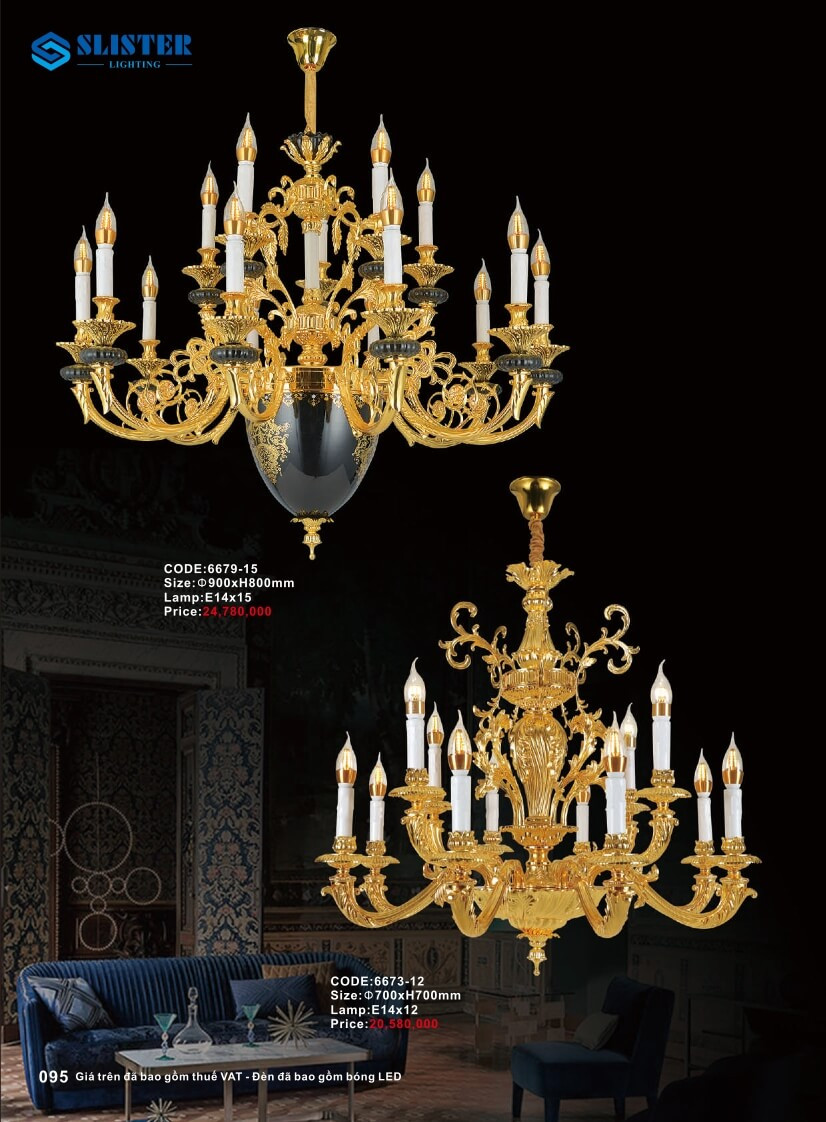 Catalogue đèn trang trí Slister Lighting