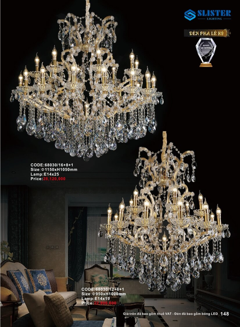 Catalogue đèn trang trí Slister Lighting