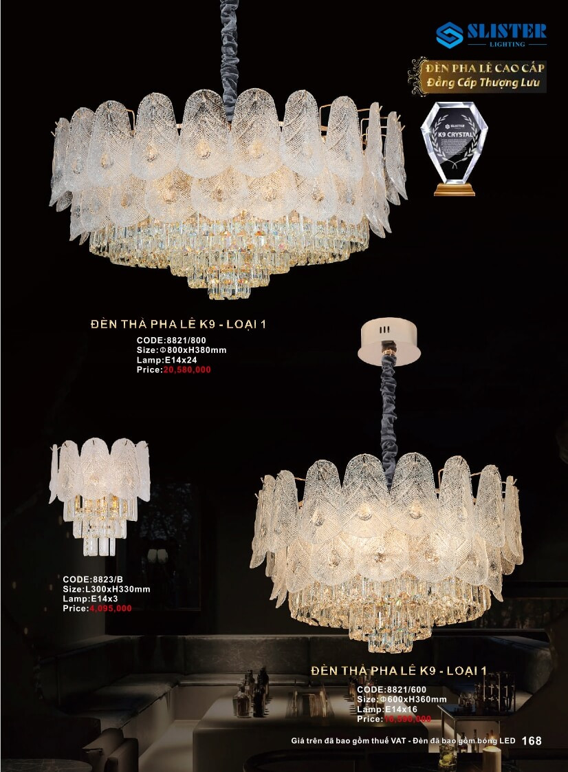 Catalogue đèn trang trí Slister Lighting