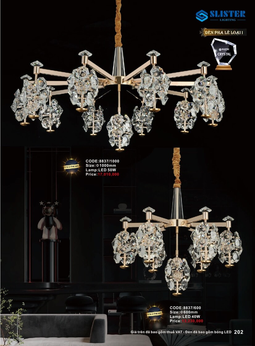 Catalogue đèn trang trí Slister Lighting