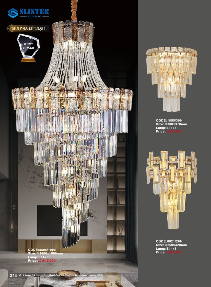 Catalogue đèn trang trí Slister Lighting