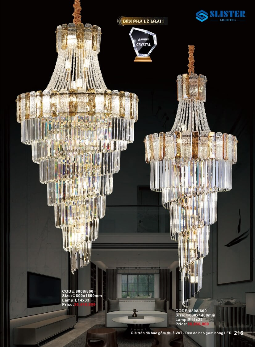 Catalogue đèn trang trí Slister Lighting