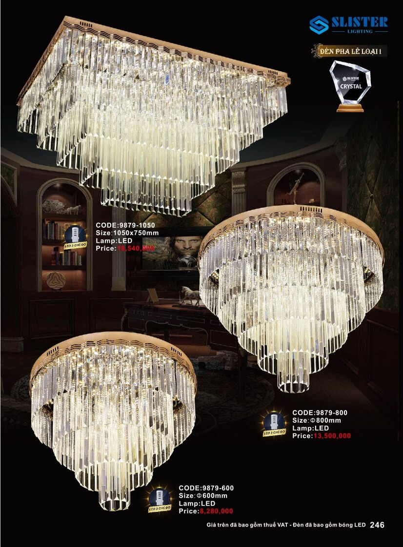 Catalogue đèn trang trí Slister Lighting