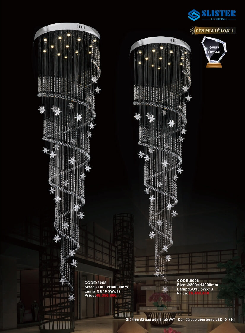 Catalogue đèn trang trí Slister Lighting