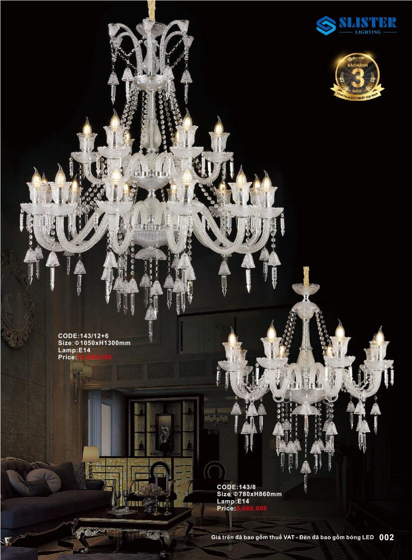 Catalogue đèn trang trí Slister Lighting