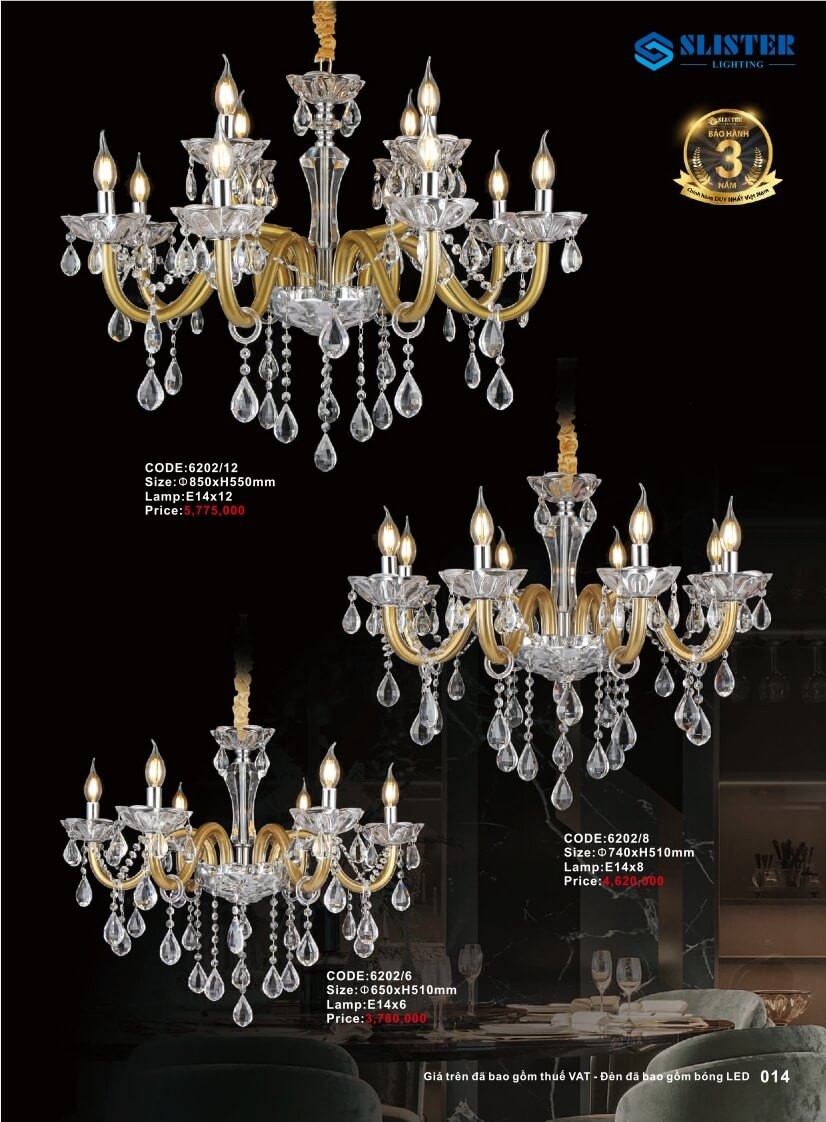 Catalogue đèn trang trí Slister Lighting