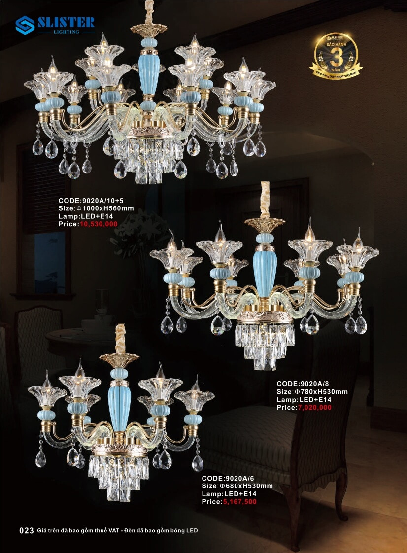 Catalogue đèn trang trí Slister Lighting