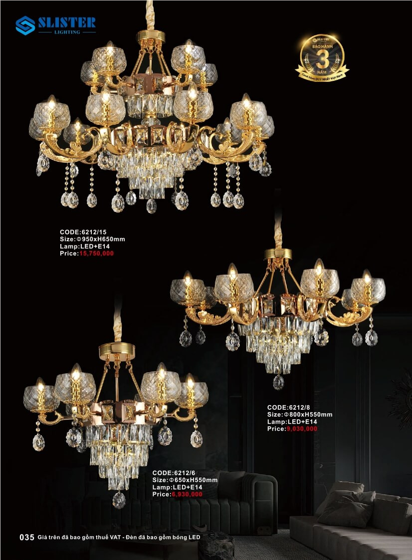 Catalogue đèn trang trí Slister Lighting