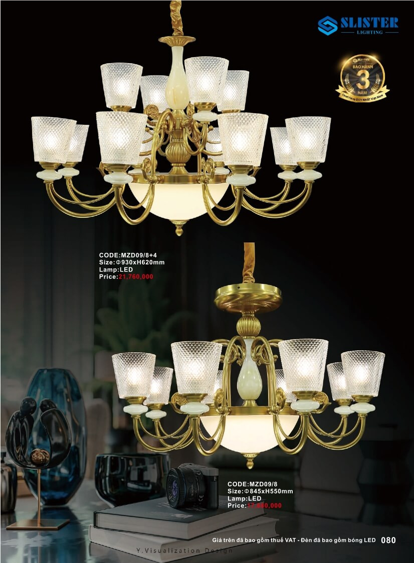 Catalogue đèn trang trí Slister Lighting