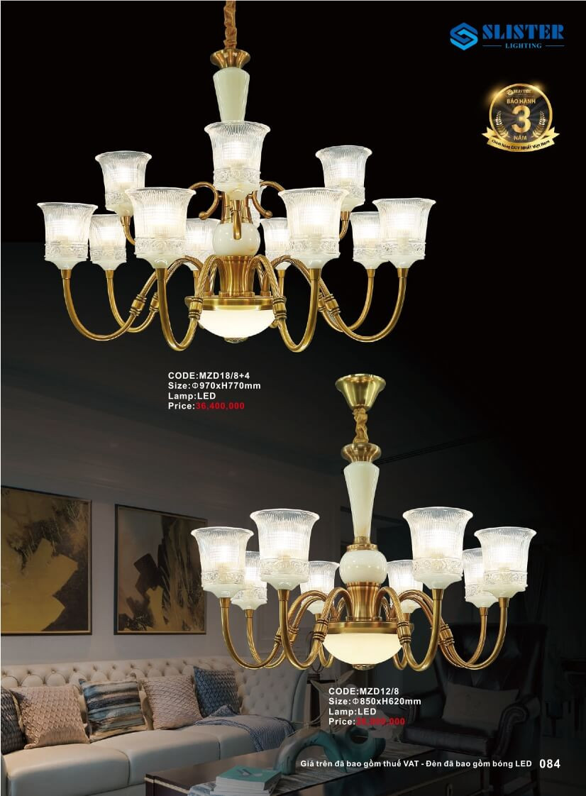 Catalogue đèn trang trí Slister Lighting