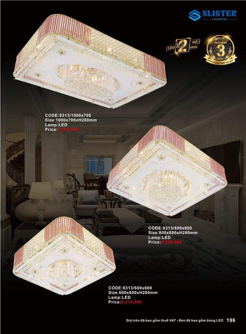 Catalogue đèn trang trí Slister Lighting