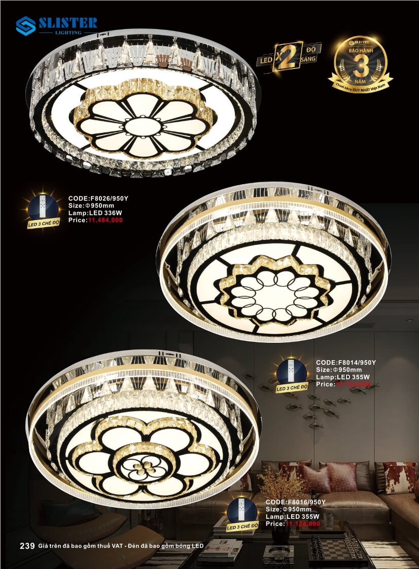 Catalogue đèn trang trí Slister Lighting