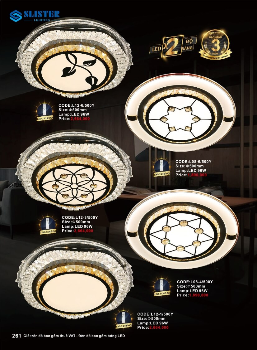 Catalogue đèn trang trí Slister Lighting