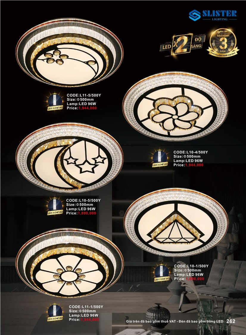 Catalogue đèn trang trí Slister Lighting