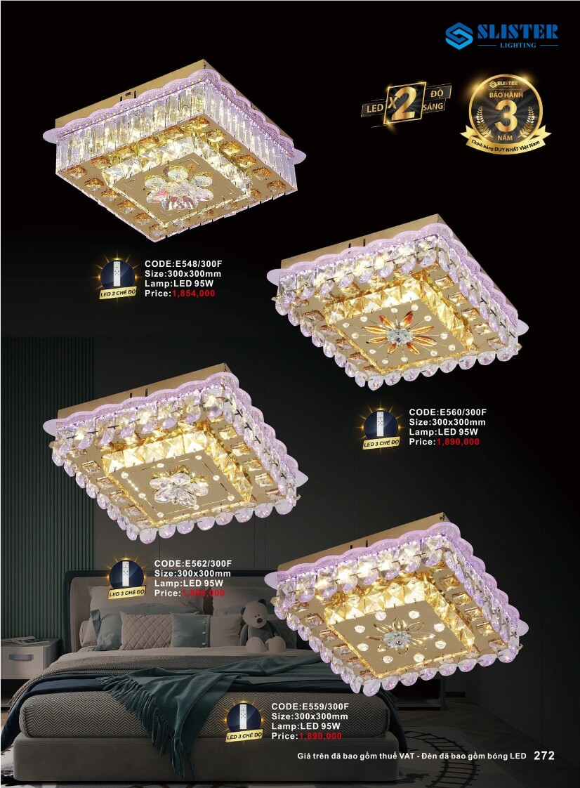 Catalogue đèn trang trí Slister Lighting