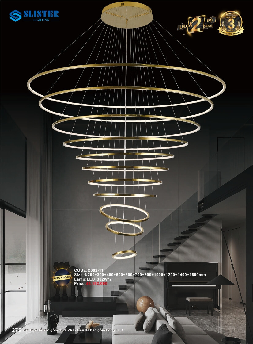 Catalogue đèn trang trí Slister Lighting