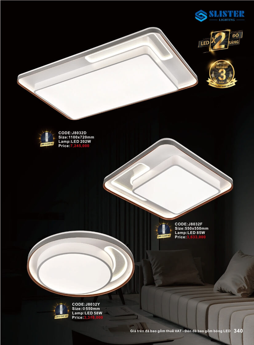 Catalogue đèn trang trí Slister Lighting