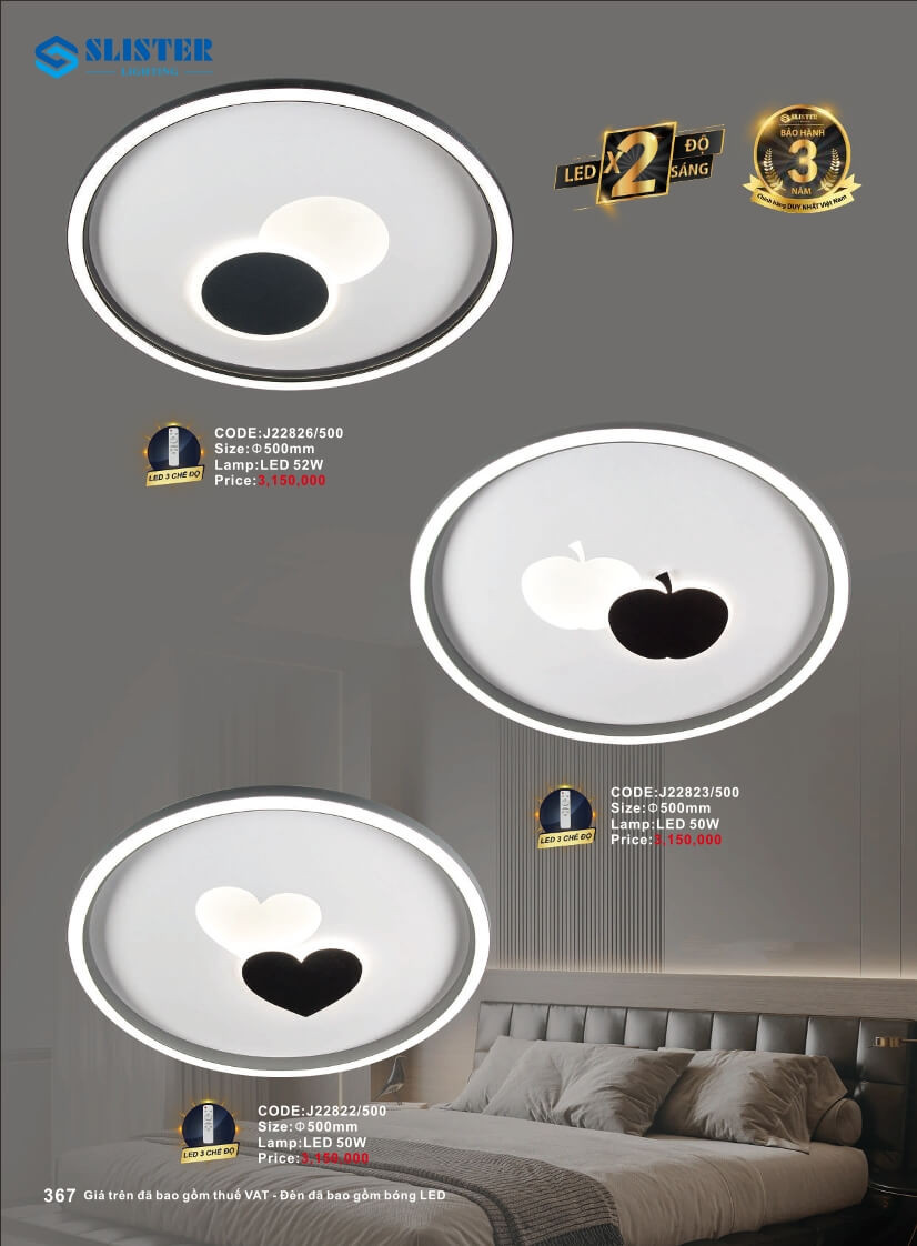 Catalogue đèn trang trí Slister Lighting