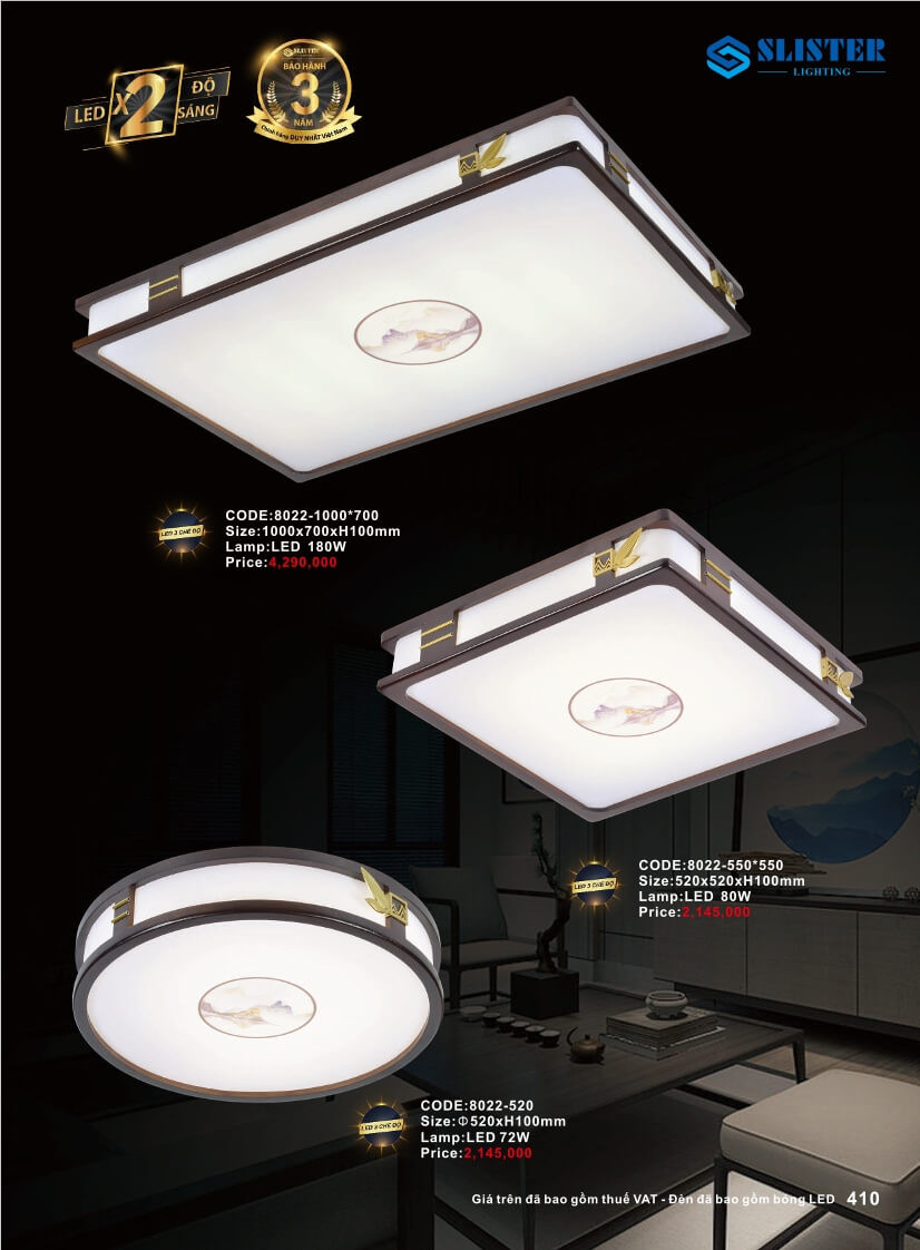 Catalogue đèn trang trí Slister Lighting