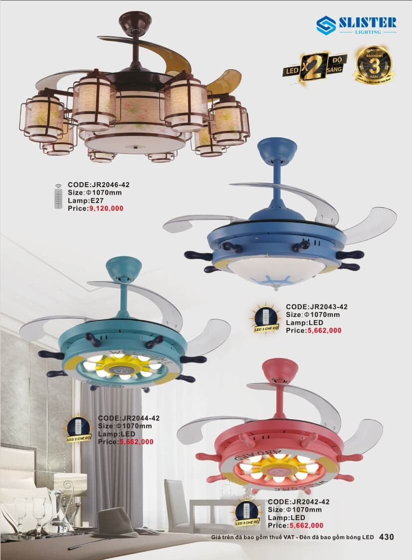 Catalogue đèn trang trí Slister Lighting