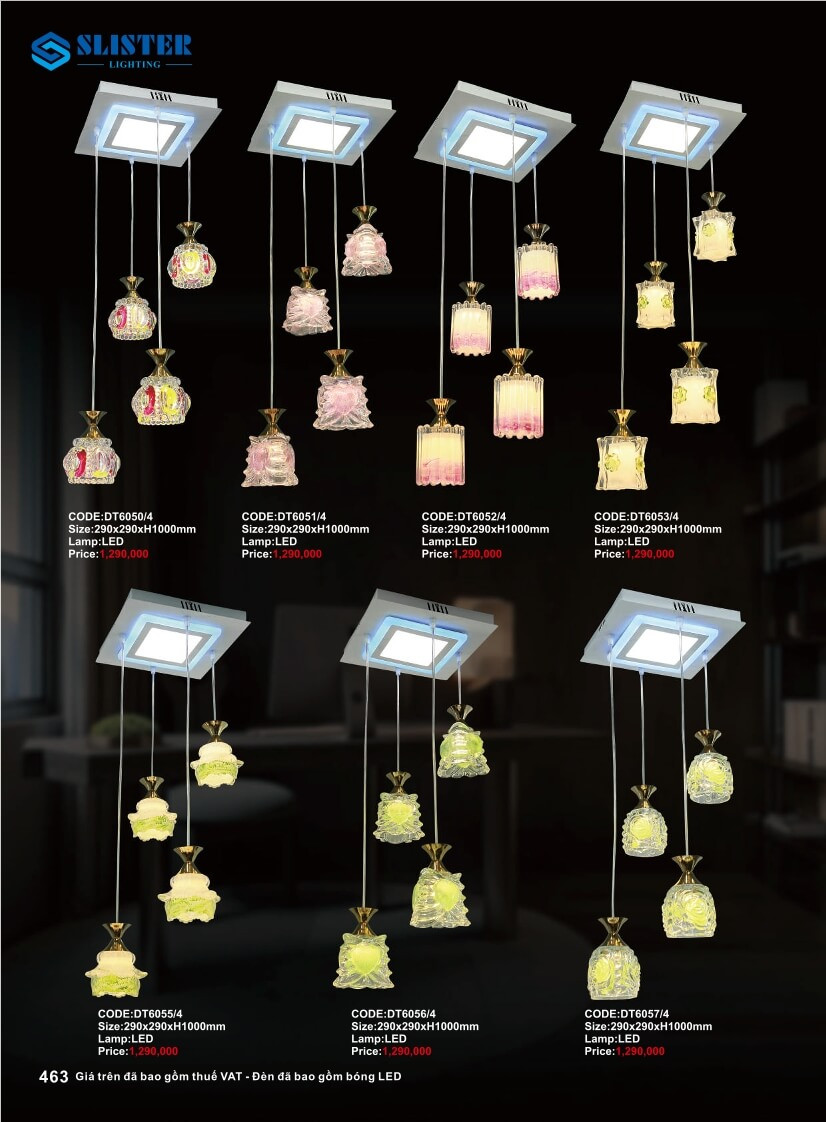 Catalogue đèn trang trí Slister Lighting