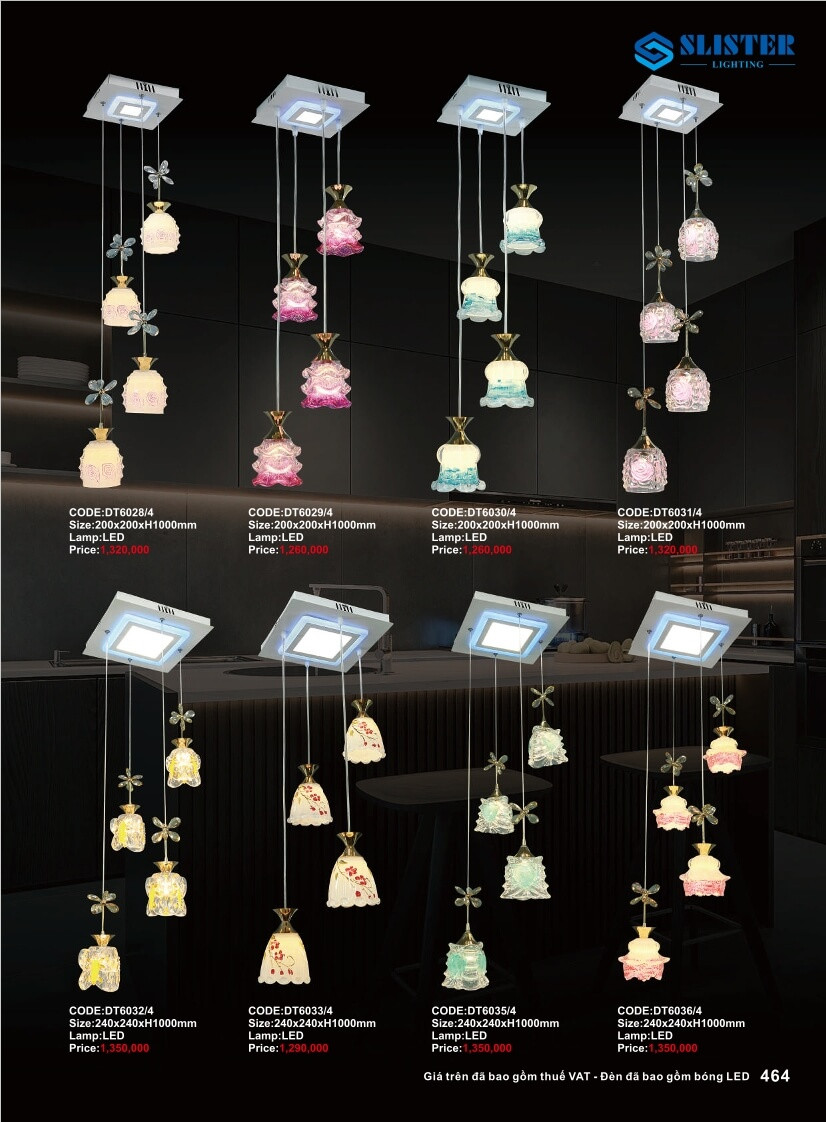 Catalogue đèn trang trí Slister Lighting