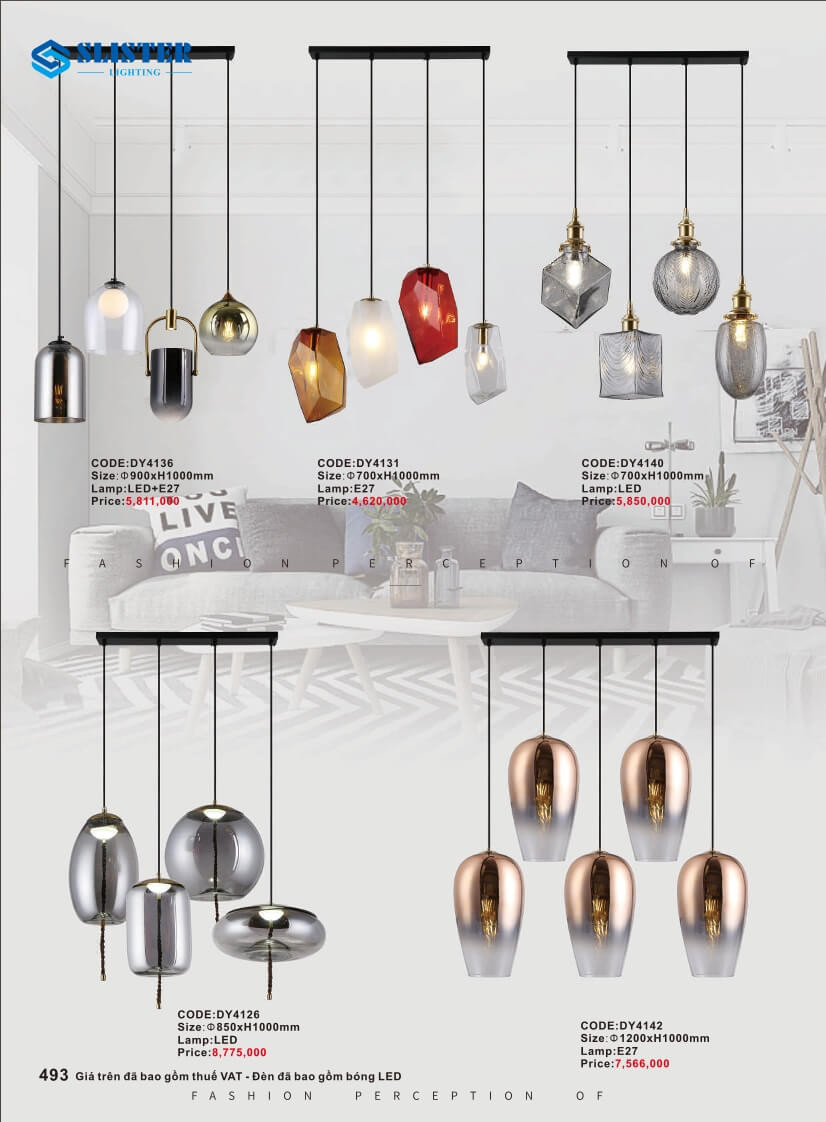 Catalogue đèn trang trí Slister Lighting