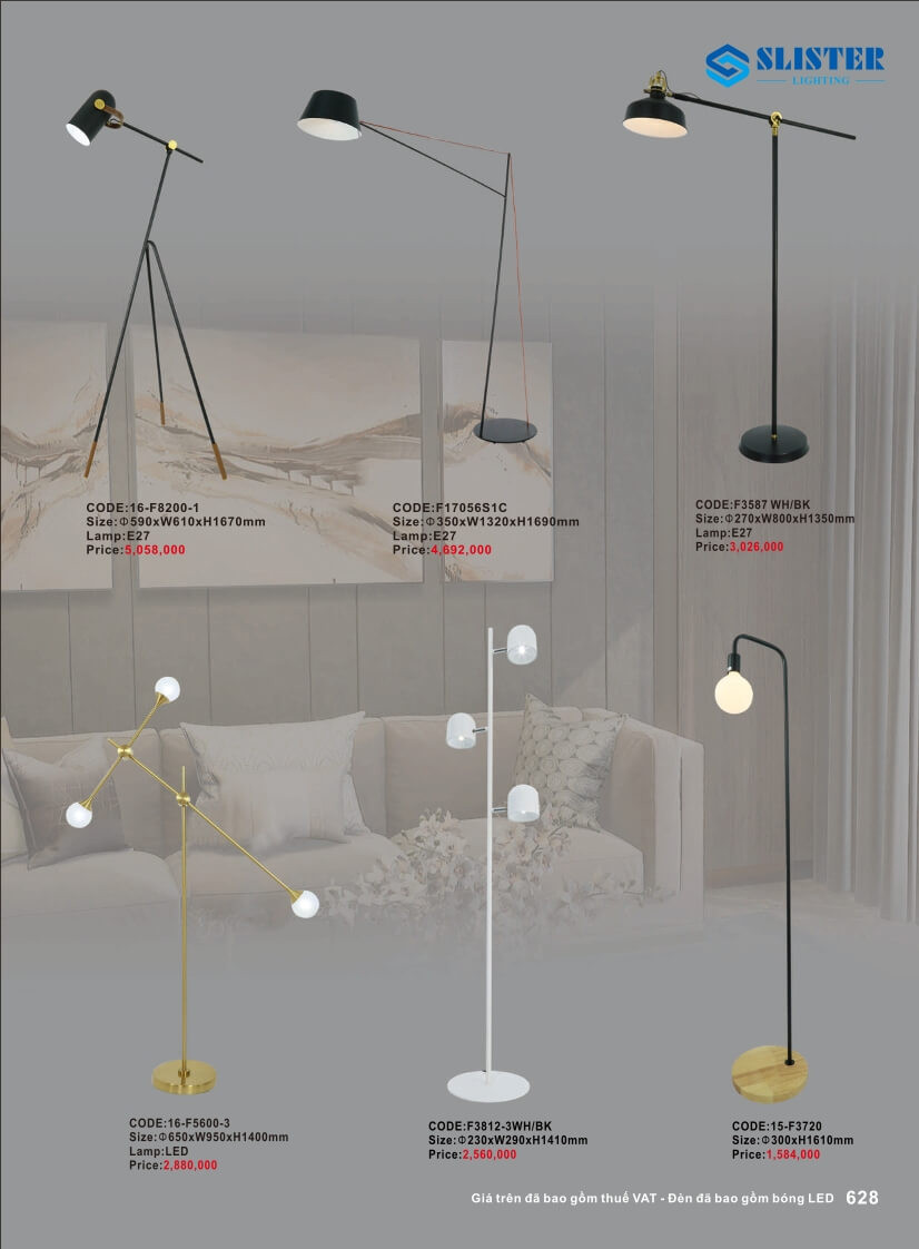 Catalogue đèn trang trí Slister Lighting