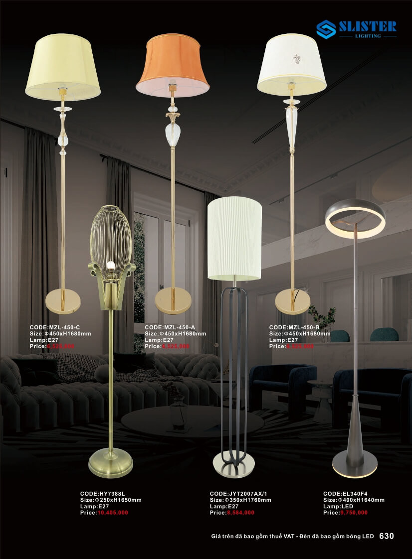 Catalogue đèn trang trí Slister Lighting