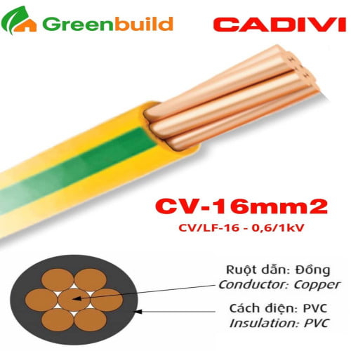 Dây cáp điện Cadivi CV-16 (E)