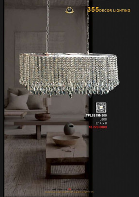 Đèn thả pha lê 355 Decor TPL8819N800