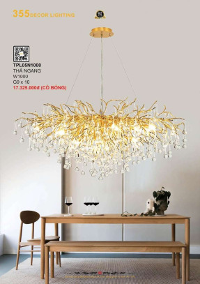 Đèn thả pha lê 355 Decor TPL05N1000