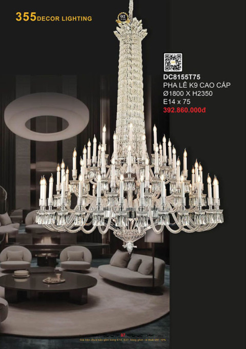 Đèn chùm 355 Decor DC8155T75