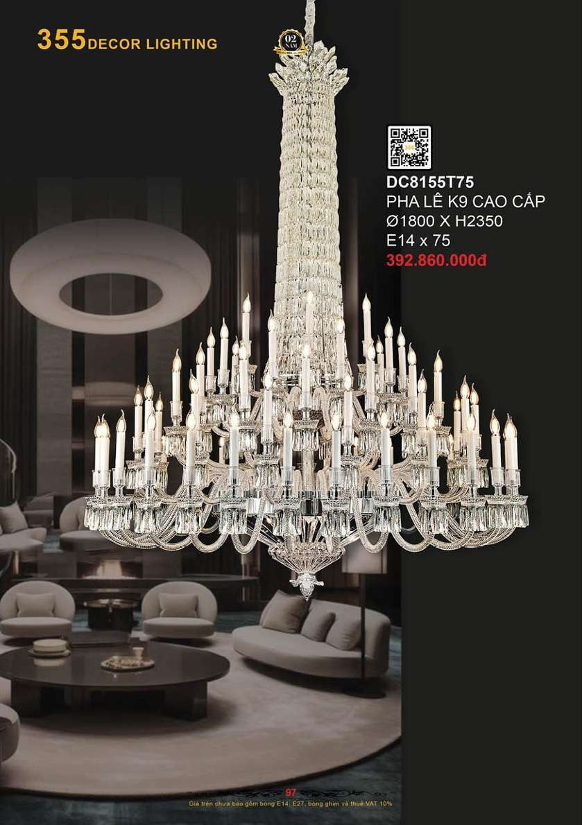 Đèn chùm 355 Decor DC8155T75