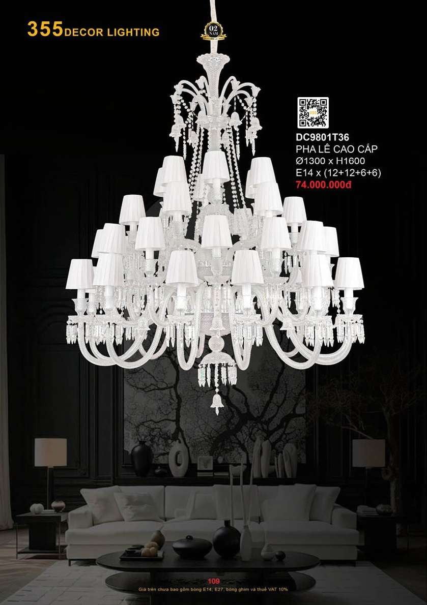 Đèn chùm 355 Decor DC9801T36
