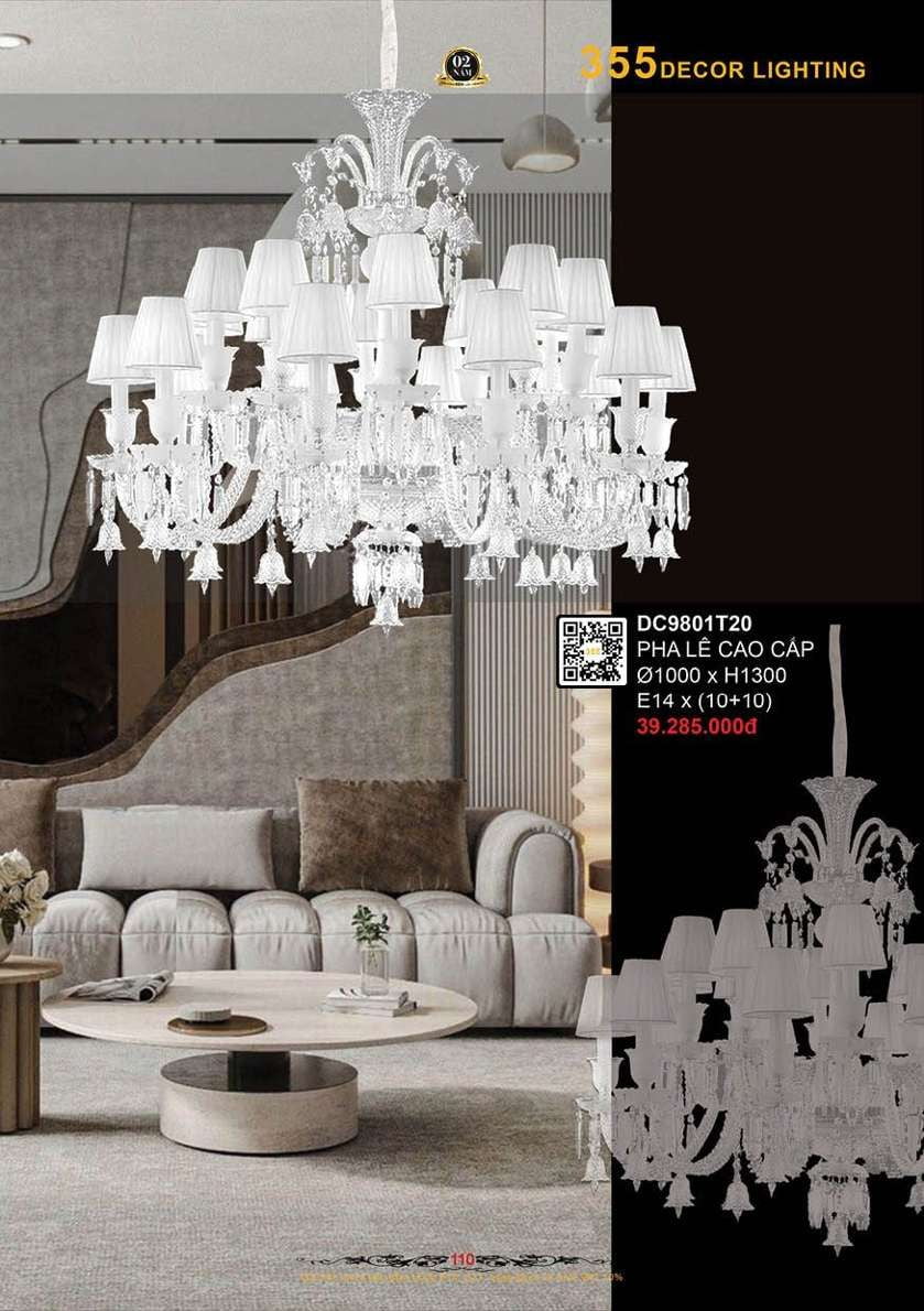 Đèn chùm 355 Decor DC9801T20