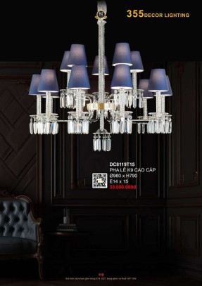 Đèn chùm 355 Decor DC8119T15