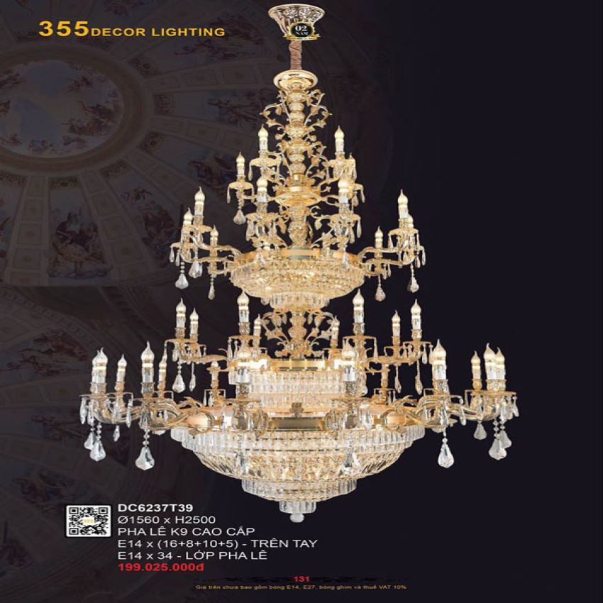 Đèn chùm 355 Decor DC6237T39