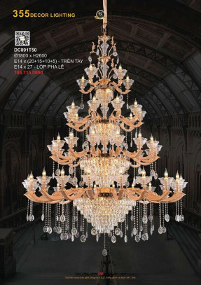 Đèn chùm 355 Decor DC891T50