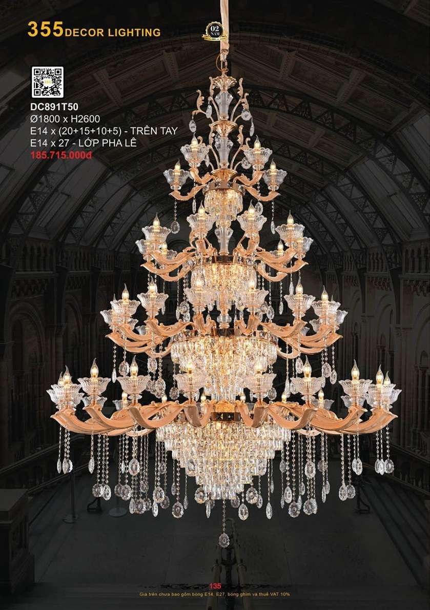 Đèn chùm 355 Decor DC891T50
