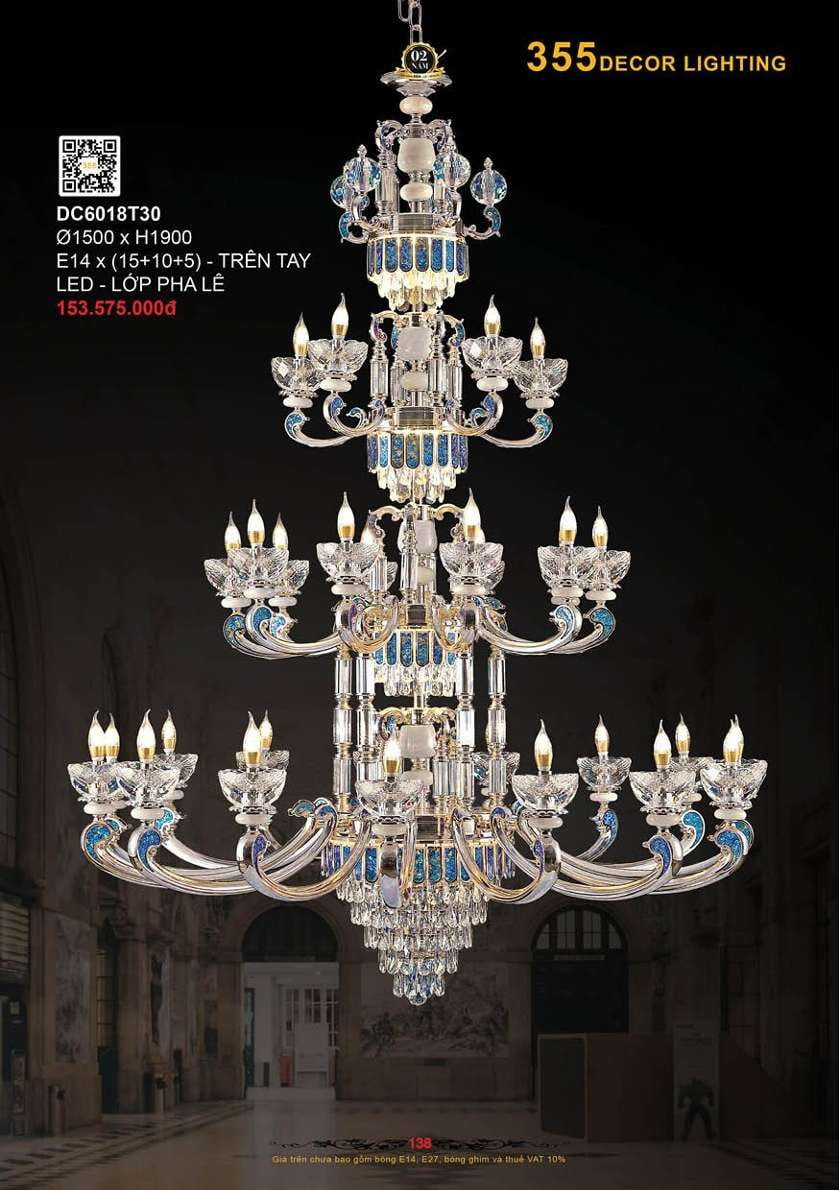 Đèn chùm 355 Decor DC6018T30